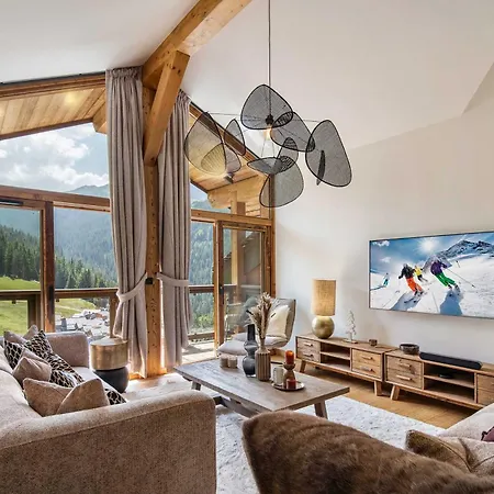 Luxury Penthouse - Panoramic Views, Indoor Fireplace, Extraordinary Terrace Apartamento Courchevel