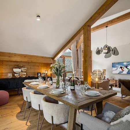 Apartamento Luxury Penthouse - Panoramic Views, Indoor Fireplace, Extraordinary Terrace Courchevel